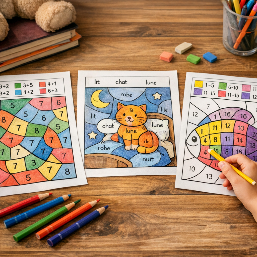 Coloriage magique CP : maths, addition, lecture — lequel choisir ?