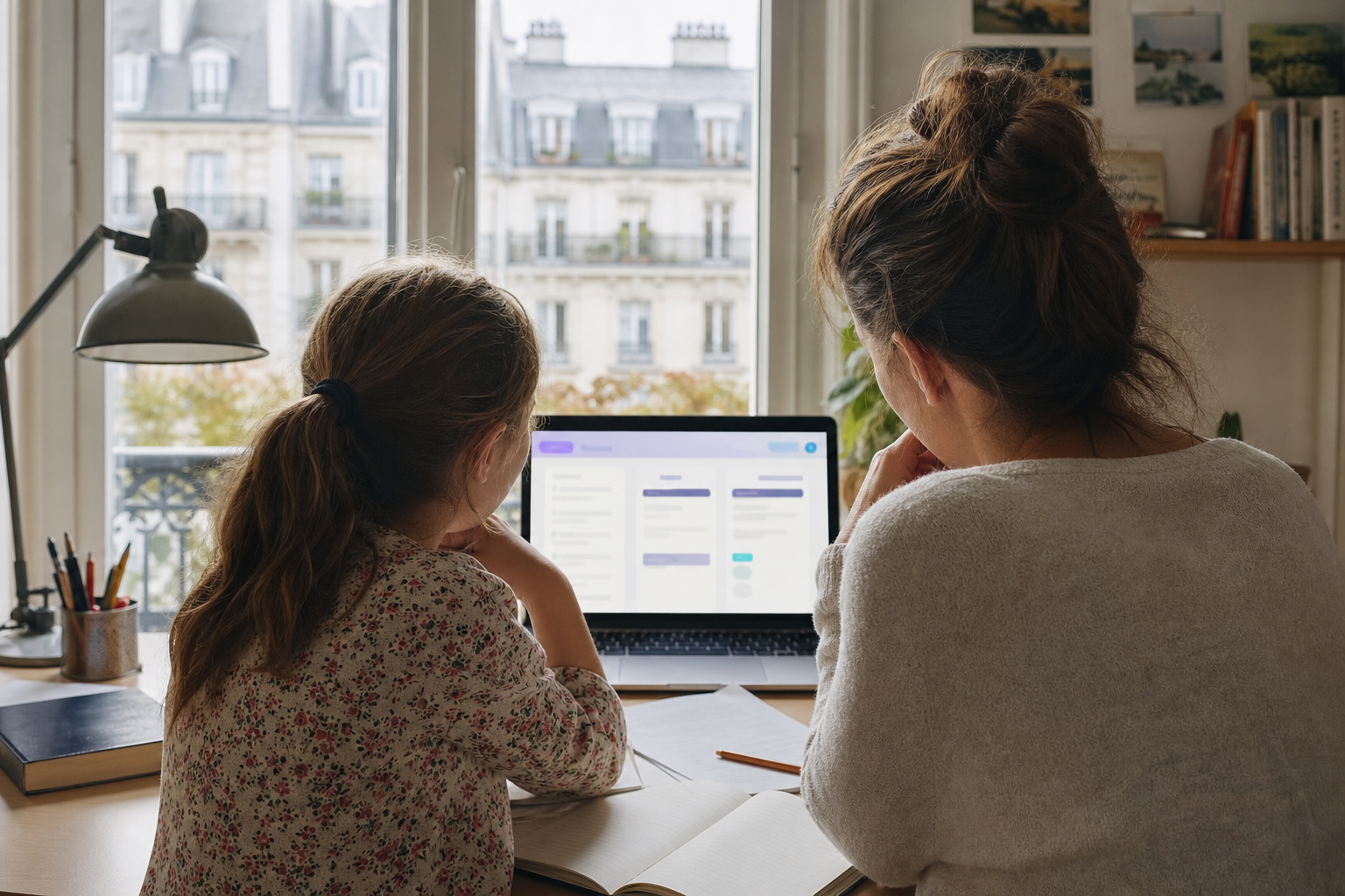Un dictionnaire en ligne aide l’enfant à apprendre le français