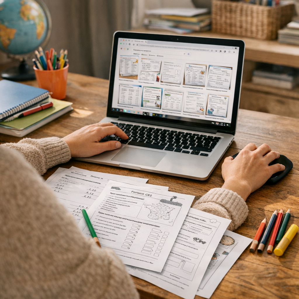 Où trouver des fiches CE2 gratuites et fiables à imprimer ?
