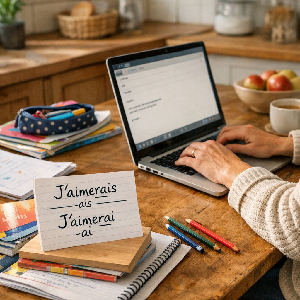 Écrit-on « j’aimerai » ou « j’aimerais » dans vos courriels ?