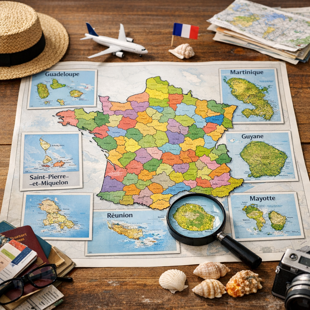 Les 101 départements français : ce qu’il faut ajouter aux 95 pour avoir la liste complète