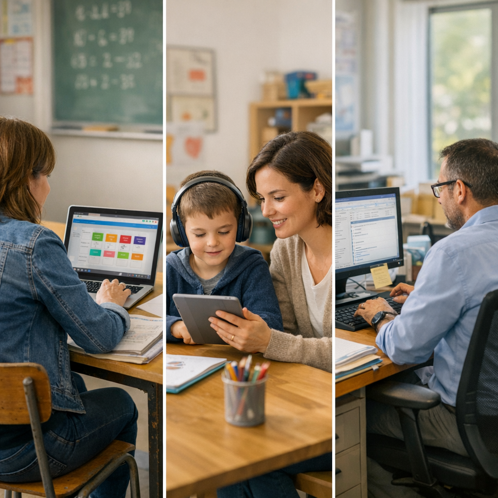Se connecter selon votre profil (enseignant, AESH, administratif) — comparatif Grenoble