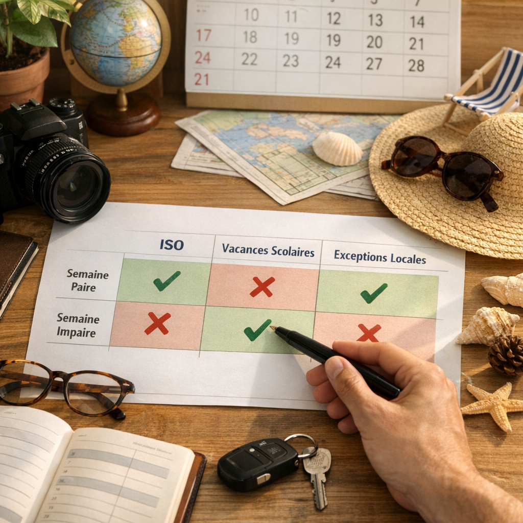 La matrice de décision : ISO, vacances scolaires et exceptions locales